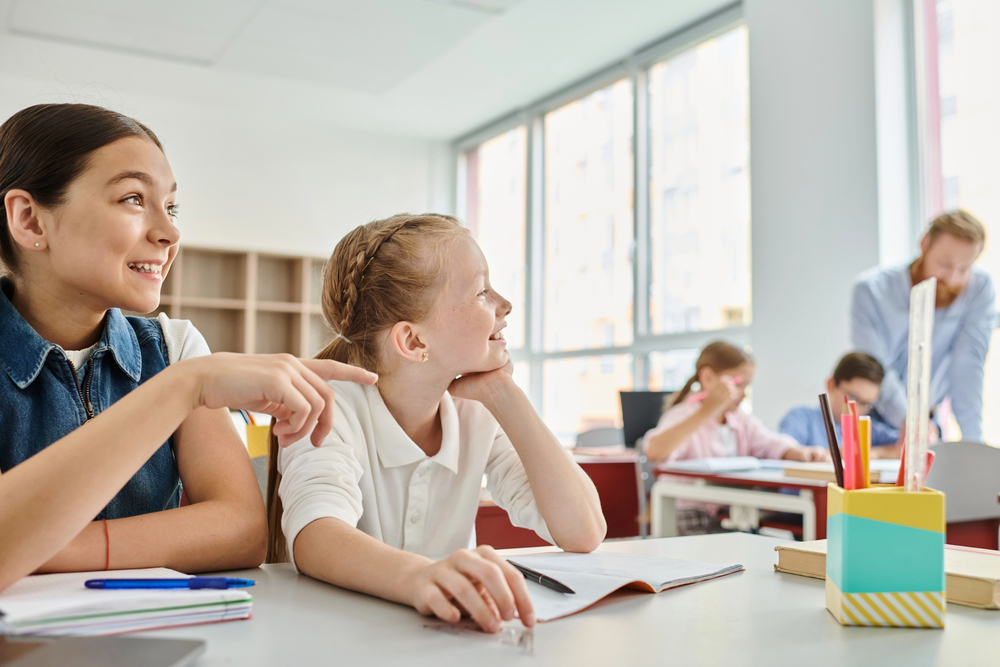 children in a classroom